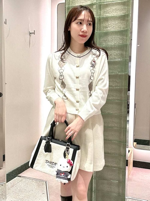 ボアロゴバッグ（ハンドバッグ）｜SNIDEL（スナイデル）の