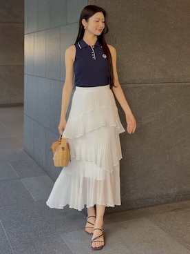 SNIDELさん（レディース・165cm）の夏コーディネート