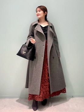 「SNIDEL（スナイデル）のアイテム（トップス）」を使った、SNIDELさん（レディース・153cm）の冬コーディネート