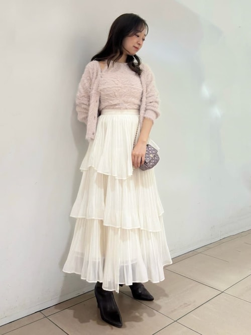 Sustainableプリーツティアードロングスカート（スカート）｜SNIDEL