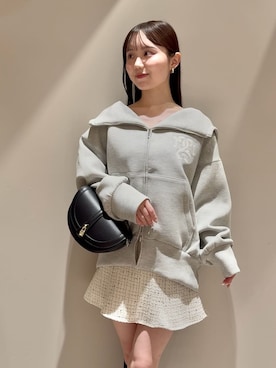 「アイテム（パーカー）」を使った、SNIDELさん（レディース・160cm）の夏コーディネート