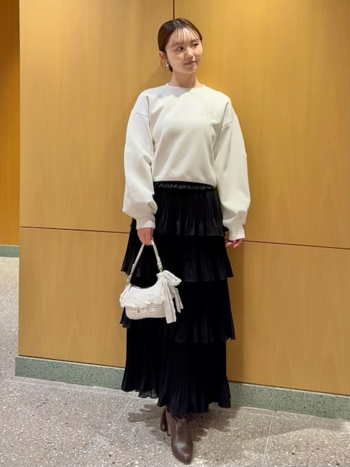 SNIDEL（スナイデル） スカート プリーツティアードスカート