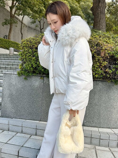 SNIDELSNIDELさんのダウンジャケット/コートを使ったコーディネート