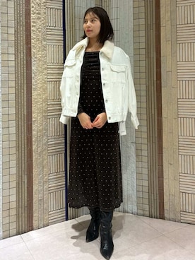 SNIDELさん（レディース・165cm）の冬コーディネート