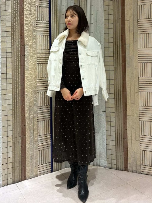 フィットロングブーツ（ブーツ）｜SNIDEL（スナイデル）のファッション