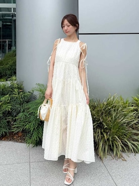 「SNIDEL（スナイデル）のアイテム（トップス）」を使った、SNIDELさん（レディース・162cm）の夏コーディネート