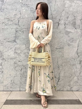 「SNIDEL（スナイデル）のアイテム（バッグ）」を使った、SNIDELさん（レディース・166cm）の春コーディネート