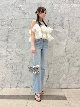 「SNIDEL（スナイデル）のアイテム（バッグ）」を使った、SNIDELさん（レディース・158cm）の春コーディネート