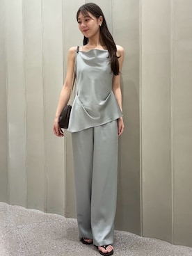 SNIDELさん(レディース・160cm)の夏コーディネート