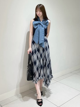 SNIDELさん（レディース・155cm）の夏コーディネート