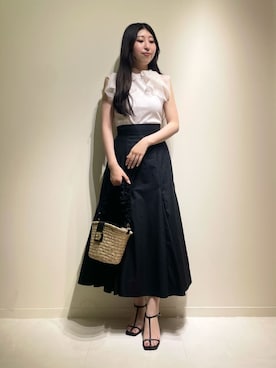 SNIDELさん（レディース・162cm）の夏コーディネート