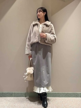 「SNIDEL（スナイデル）のアイテム（アクセサリー）」を使った、SNIDELさん（レディース・163cm）の秋コーディネート