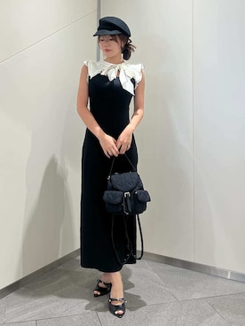 「SNIDEL（スナイデル）のアイテム（バッグ）」を使った、SNIDELさん（レディース・157cm）の夏コーディネート