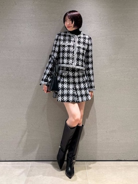 「SNIDEL（スナイデル）のアイテム（ニット/セーター）」を使った、SNIDELさん（レディース・165cm）の秋コーディネート