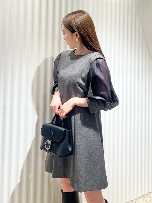 シアーショルダーミニワンピース（ワンピース）｜SNIDEL（スナイデル  