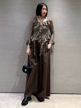 SNIDELさん（レディース・165cm）の冬コーディネート