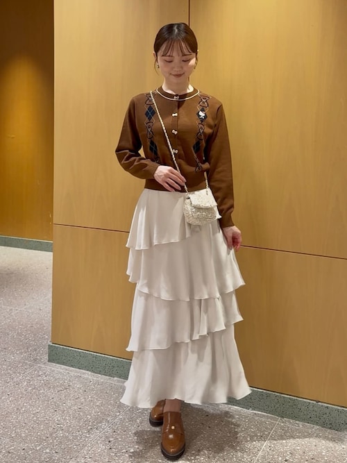 SNIDEL ヒールローファーサボ ブラウン ミュール 23.5 SNIDEL