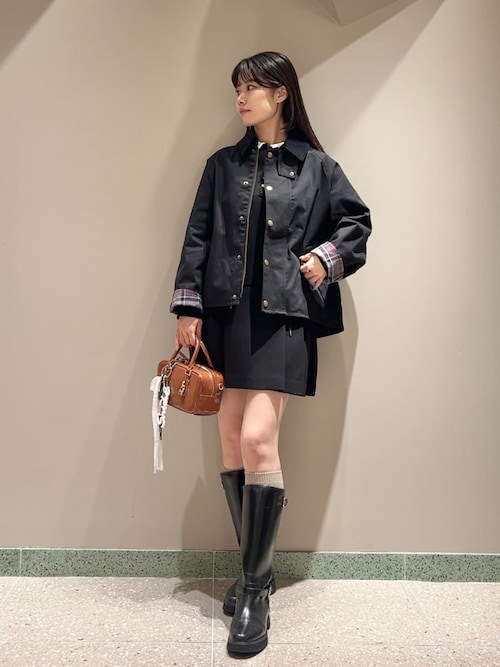 衿つきプリーツカットミニワンピース（ワンピース）｜SNIDEL