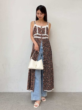 SNIDELさん（レディース・160cm）の夏コーディネート