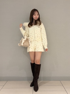 「SNIDEL（スナイデル）のアイテム（トップス）」を使った、SNIDELさん（レディース・154cm）の秋コーディネート