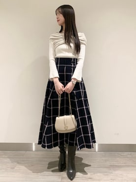 SNIDELさん（レディース・165cm）の冬コーディネート