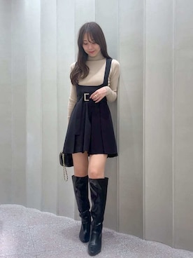 「SNIDEL（スナイデル）のアイテム（シューズ）」を使った、SNIDELさん（レディース・160cm）の秋コーディネート
