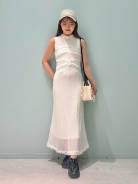 「KEEN（キーン）のアイテム」を使った、SNIDELさん（レディース・153cm）の夏コーディネート