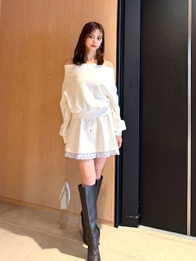 「SNIDEL（スナイデル）のアイテム（シューズ）」を使った、SNIDELさん（レディース・162cm）の秋コーディネート