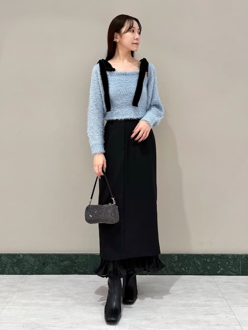 プリーツドッキングナロースカート（スカート）｜SNIDEL（スナイデル