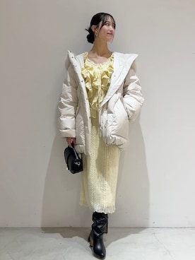 「肌見せ」｜SNIDELさん（レディース・163cm）の秋コーディネート