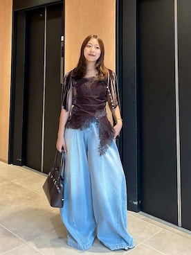SNIDELさん(レディース・154cm)の秋コーディネート