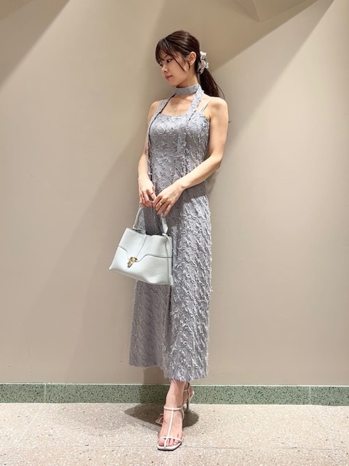 snidel 新品未使用ジャガードキャミワンピース セール】フェザージャガードキャミワンピース（ワンピース