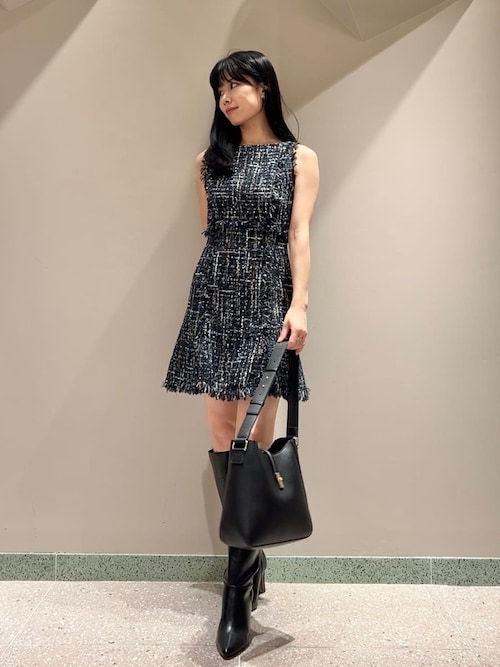 ツイードジャケット（ノーカラージャケット）｜SNIDEL