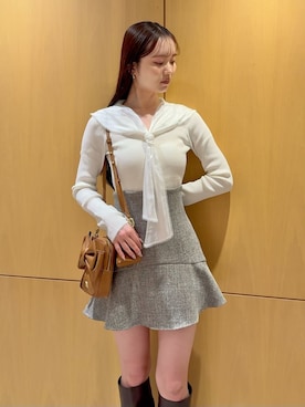 SNIDELさん（レディース・160cm）の冬コーディネート