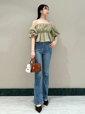 SNIDELさん（レディース・159cm）の夏コーディネート