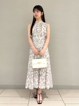 「シアー素材」｜SNIDELさん（レディース・165cm）の夏コーディネート