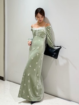「SNIDEL（スナイデル）のアイテム（バッグ）」を使った、SNIDELさん（レディース・153cm）の秋コーディネート