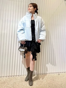 「肌見せ」｜SNIDELさん（レディース・153cm）の秋コーディネート