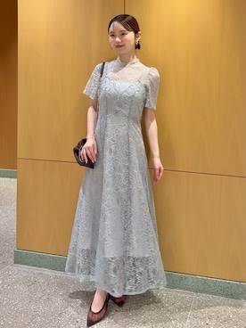 「SNIDEL（スナイデル）のアイテム（ワンピース/ドレス）」を使った、SNIDELさん（レディース・160cm）の夏コーディネート