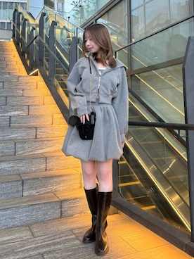 「SNIDEL（スナイデル）のアイテム（バッグ）」を使った、SNIDELさん（レディース・160cm）の春コーディネート