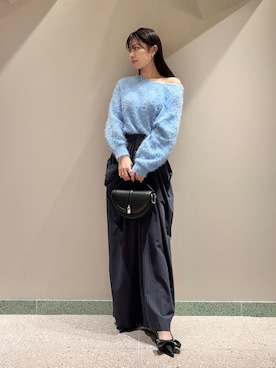 「SNIDEL（スナイデル）のアイテム（パンツ）」を使った、SNIDELさん（レディース・165cm）の冬コーディネート