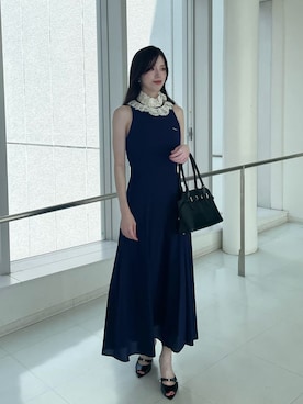 「SNIDEL（スナイデル）のアイテム（ワンピース/ドレス）」を使った、SNIDELさん（レディース・160cm）の夏コーディネート