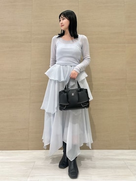 SNIDELさん（レディース・155cm）の冬コーディネート