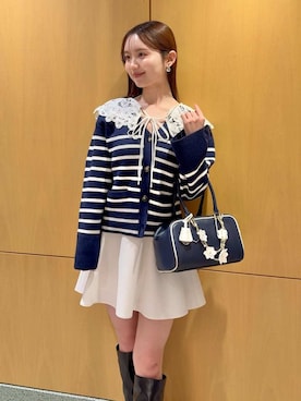 SNIDELさん（レディース・160cm）の冬コーディネート