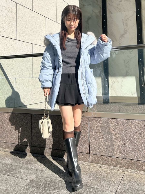 レイヤードフリルミニスカショーパン（その他パンツ）｜SNIDEL