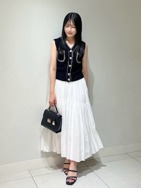 SNIDELさん（レディース・158cm）の夏コーディネート