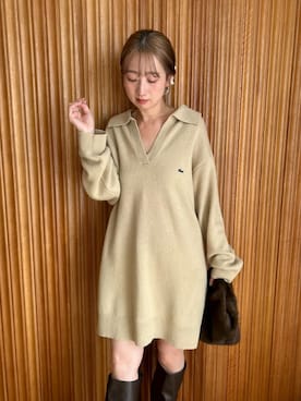 「肌見せ」｜SNIDELさん（レディース・157cm）の秋コーディネート