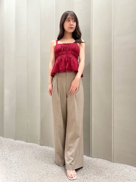 SNIDELさん（レディース・160cm）の夏コーディネート