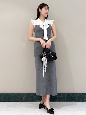 「アイテム（チャーム）」を使った、SNIDELさん（レディース・157cm）の夏コーディネート
