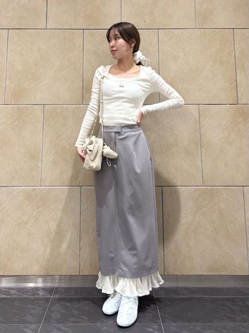 プリーツドッキングナロースカート（スカート）｜SNIDEL（スナイデル